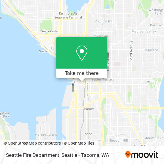 Seattle Fire Department map