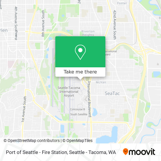 Mapa de Port of Seattle - Fire Station