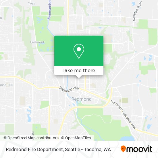 Redmond Fire Department map