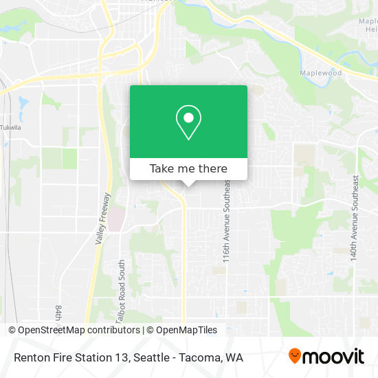 Mapa de Renton Fire Station 13