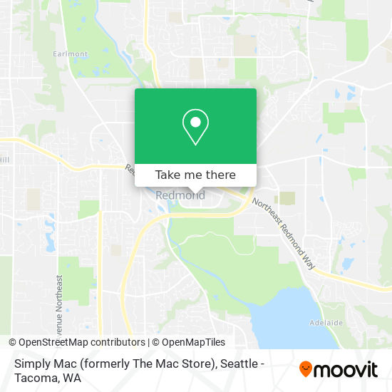 Simply Mac (formerly The Mac Store) map