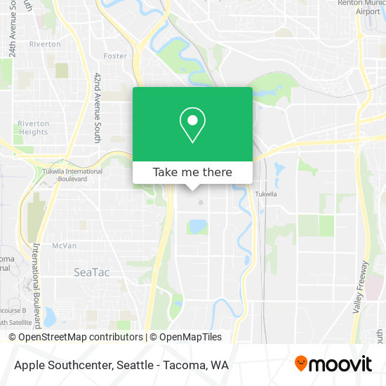 Mapa de Apple Southcenter