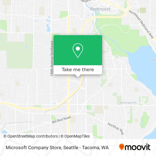 Microsoft Company Store map