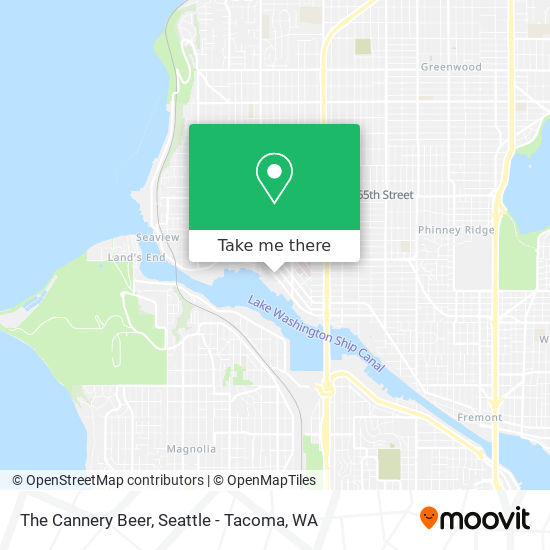 The Cannery Beer map