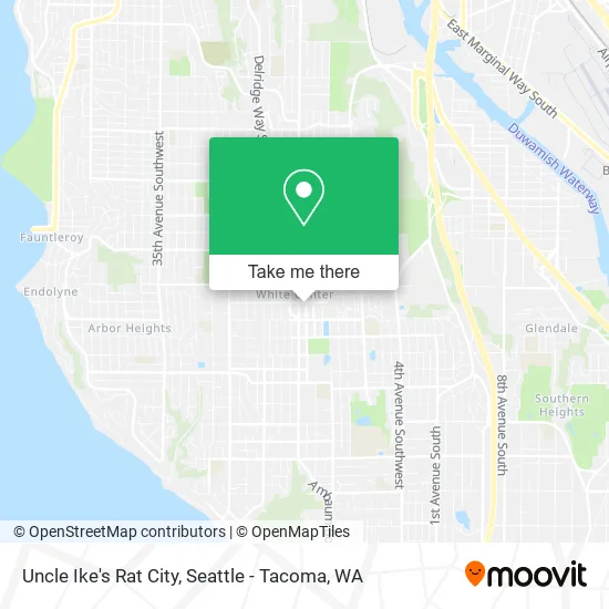 Uncle Ike's Rat City map