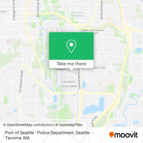 Mapa de Port of Seattle - Police Department