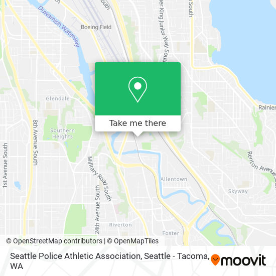 Mapa de Seattle Police Athletic Association