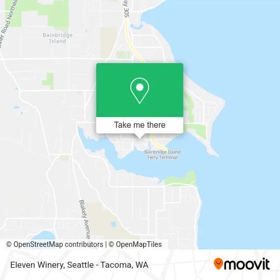 Eleven Winery map
