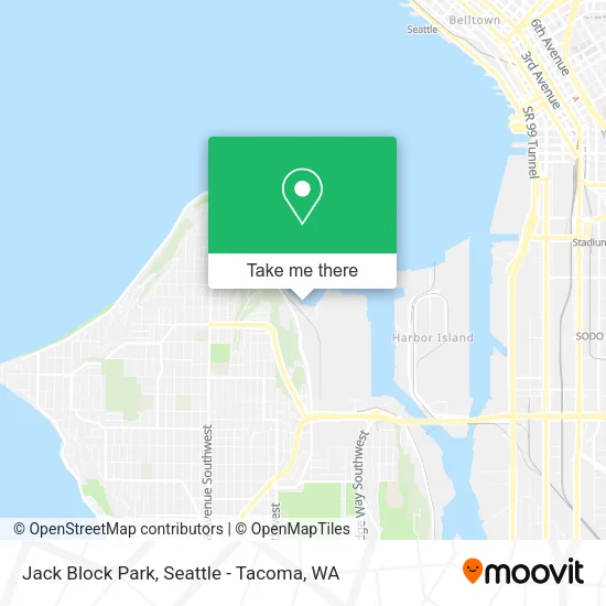 Mapa de Jack Block Park