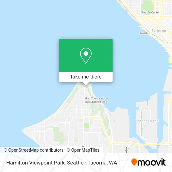 Mapa de Hamilton Viewpoint Park