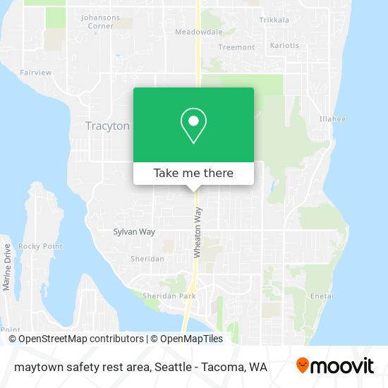 maytown safety rest area map