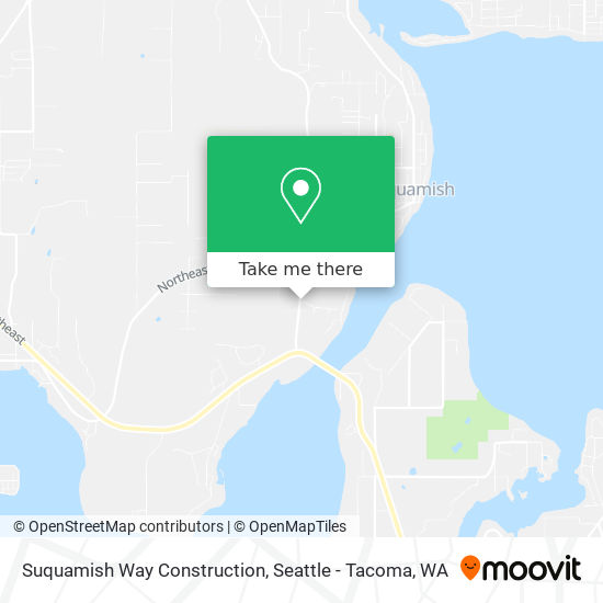Mapa de Suquamish Way Construction