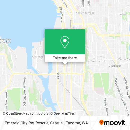 Emerald City Pet Rescue map