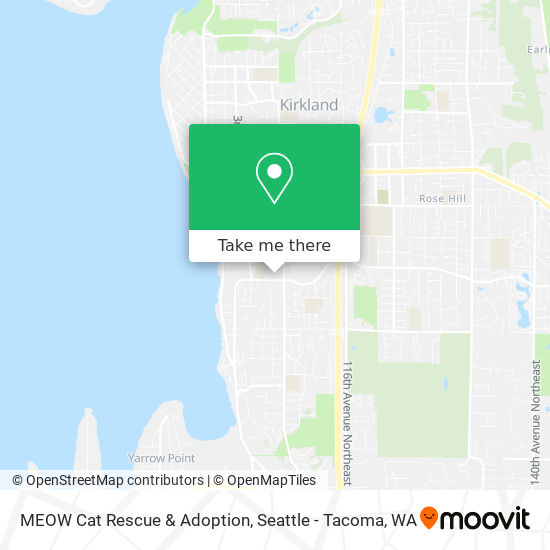 MEOW Cat Rescue & Adoption map