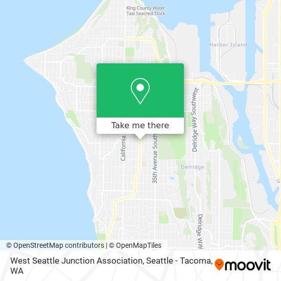 Mapa de West Seattle Junction Association