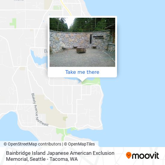 Bainbridge Island Japanese American Exclusion Memorial map