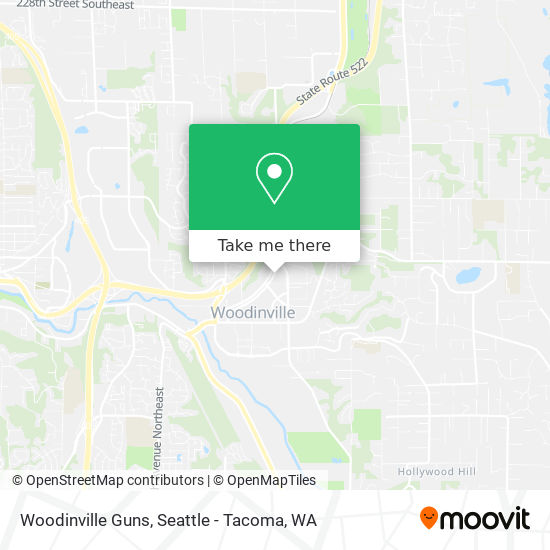 Woodinville Guns map