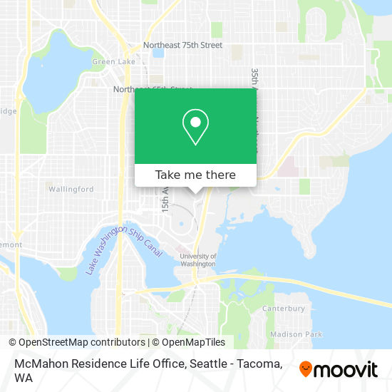 Mapa de McMahon Residence Life Office