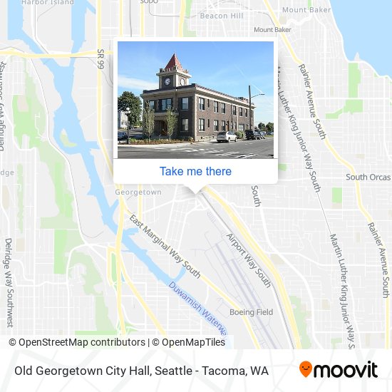 Mapa de Old Georgetown City Hall