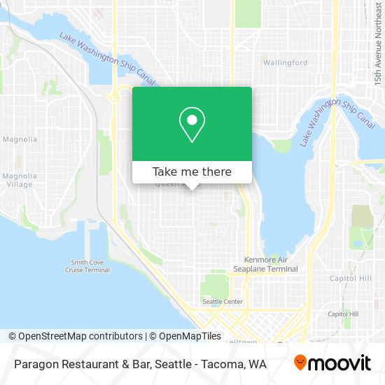 Paragon Restaurant & Bar map