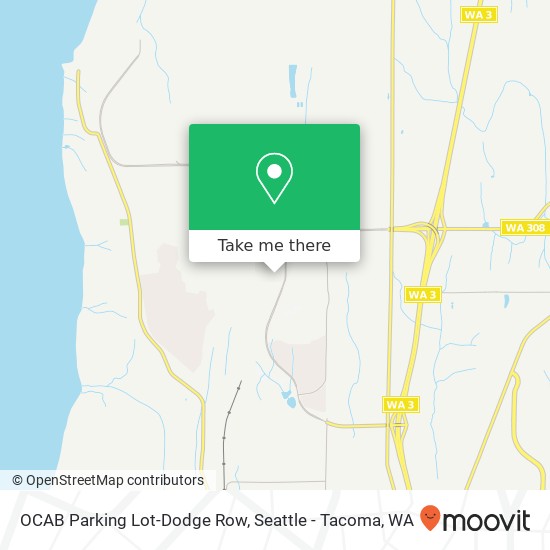 Mapa de OCAB Parking Lot-Dodge Row
