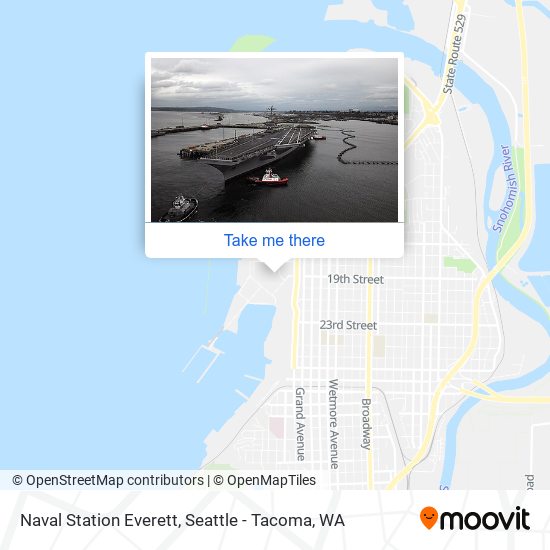Naval Station Everett map