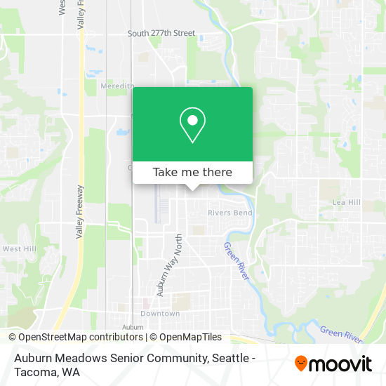 Auburn Meadows Senior Community map