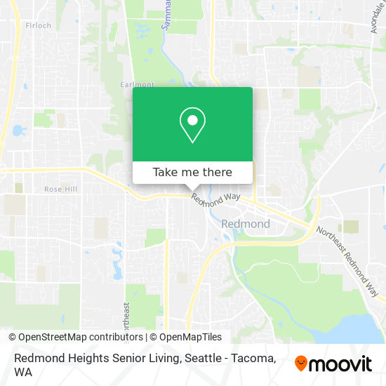 Mapa de Redmond Heights Senior Living