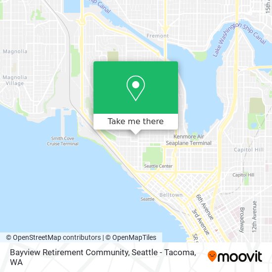 Bayview Retirement Community map