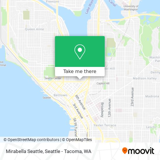 Mirabella Seattle map