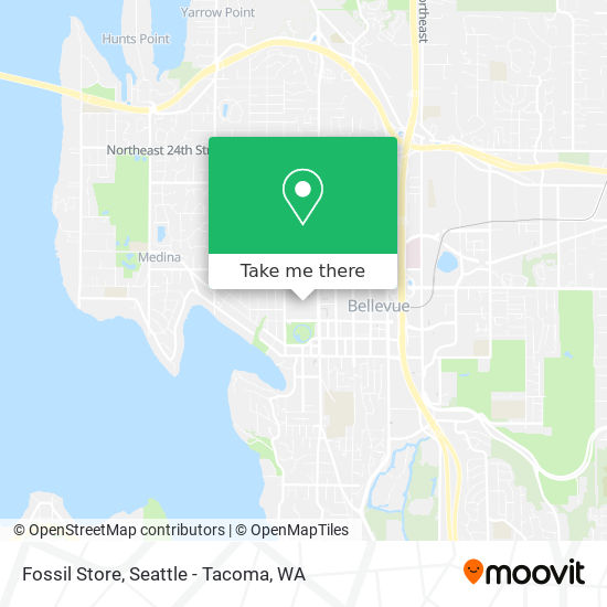 Fossil Store map