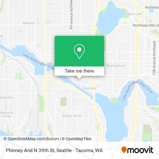Mapa de Phinney And N 39th St