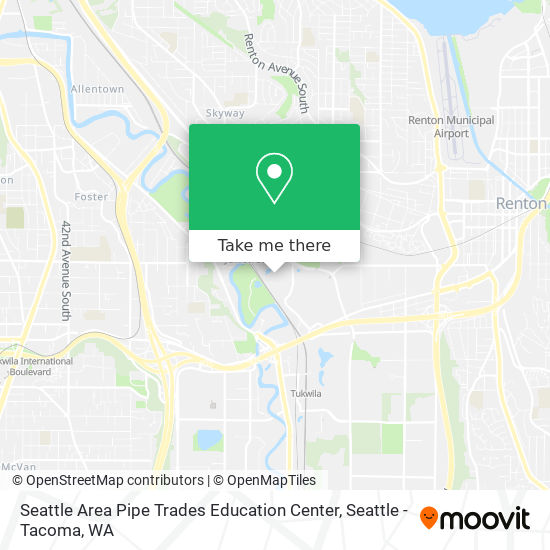 Seattle Area Pipe Trades Education Center map