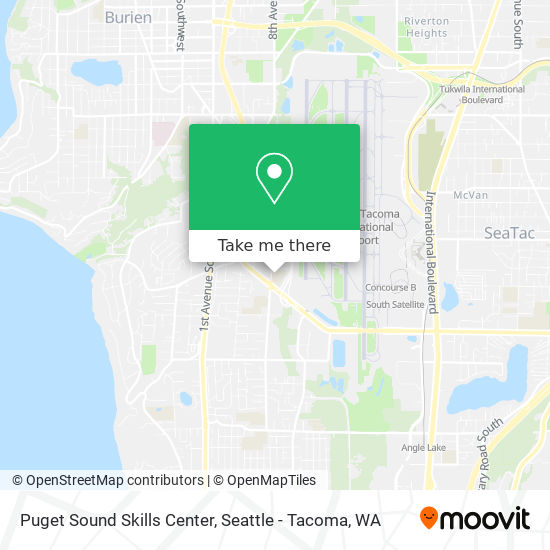 Mapa de Puget Sound Skills Center