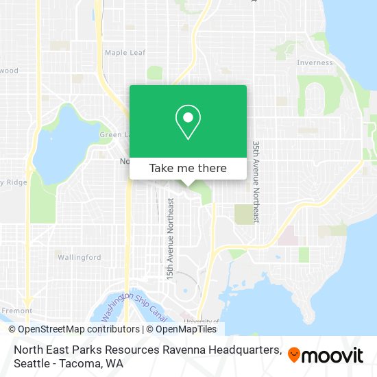 North East Parks Resources Ravenna Headquarters map