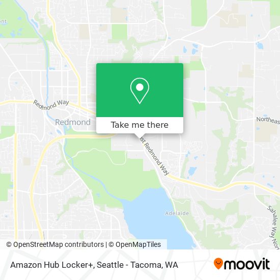 Amazon Hub Locker+ map