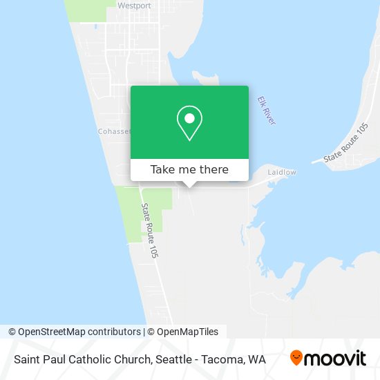 Saint Paul Catholic Church map