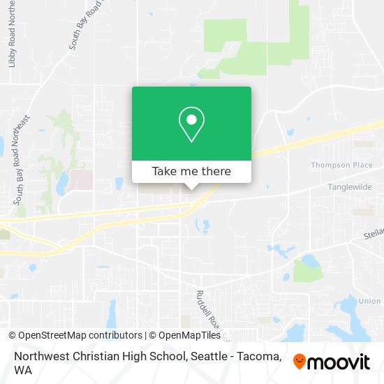 Northwest Christian High School map