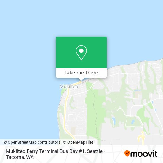 Mukilteo Ferry Terminal Bus Bay #1 map