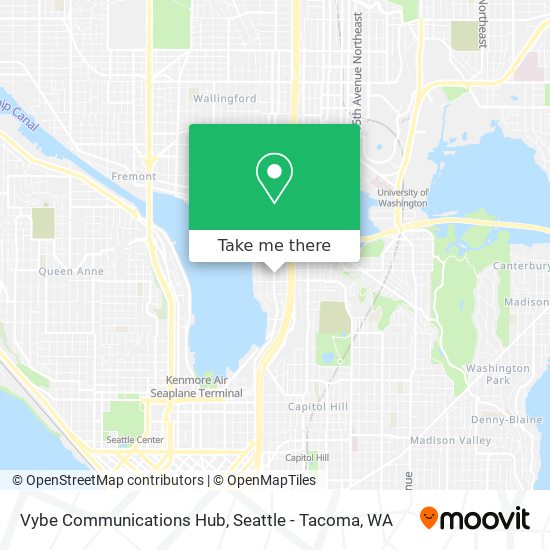 Vybe Communications Hub map