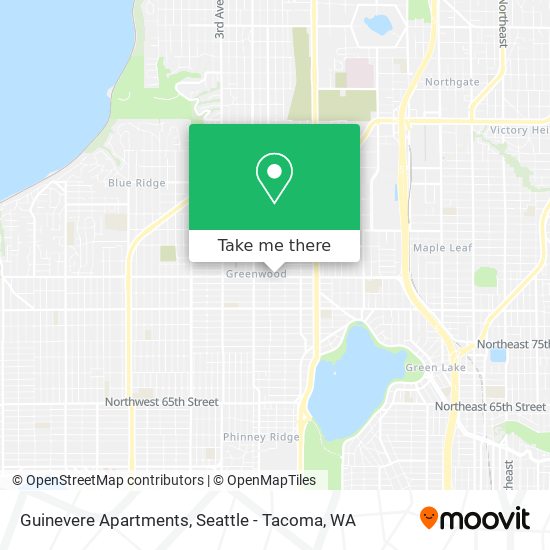 Guinevere Apartments map