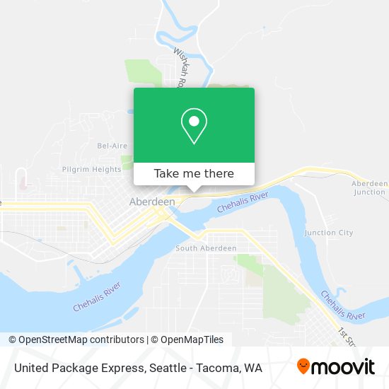 Mapa de United Package Express