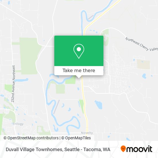 Duvall Village Townhomes map