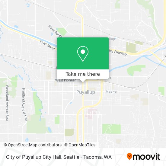 City of Puyallup City Hall map