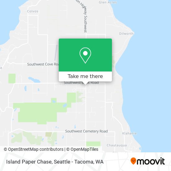 Island Paper Chase map