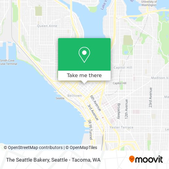 The Seattle Bakery map