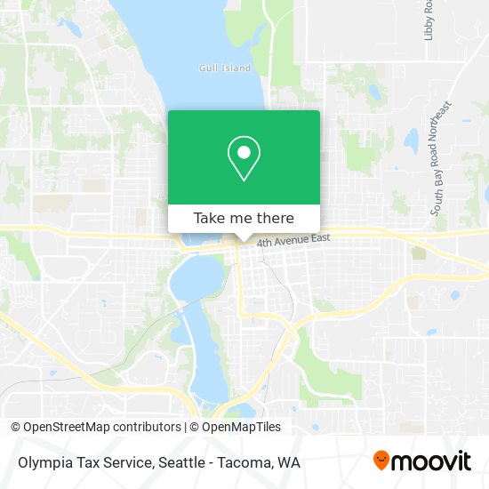 Olympia Tax Service map