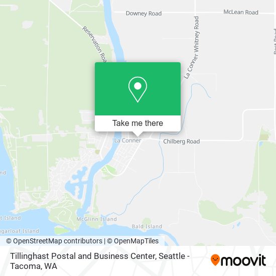 Mapa de Tillinghast Postal and Business Center
