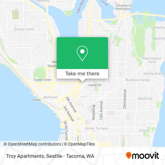 Troy Apartments map