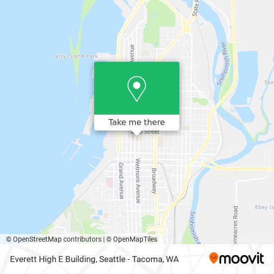 Everett High E Building map